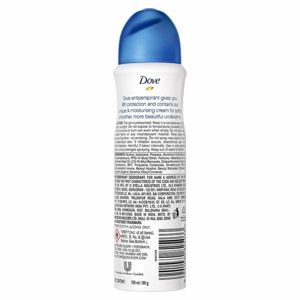 Dove Original Moisturising Cream Antiperspirant Deodorant 150 ml JioMart