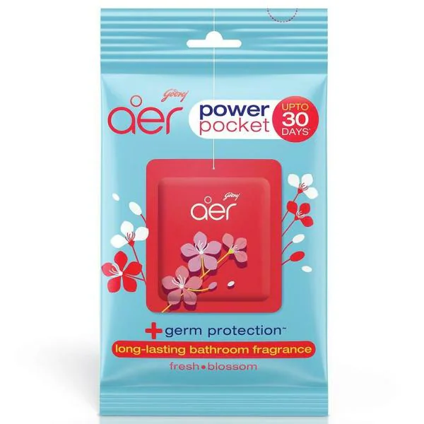 Godrej Aer Power Pocket Fresh Blossom Bathroom Fragrance 10 g JioMart