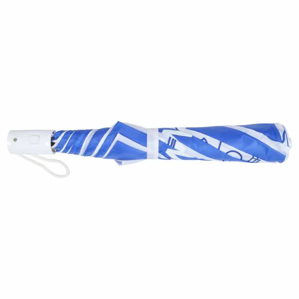 Jiomart Blue and White Polyester 2 Fold Umbrella 62.2 cm JioMart