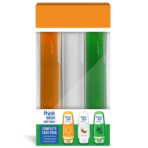 Think Skin Assorted Body Wash 250 ml (Pack of 3) JioMart