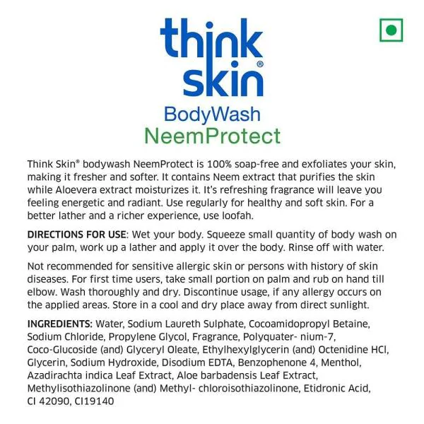 Think Skin Neem Protect Body Wash 250 ml JioMart