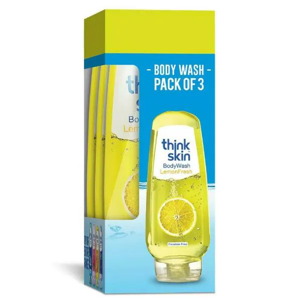 Think Skin Lemon Fresh Body Wash 250 ml (Pack of 3) JioMart