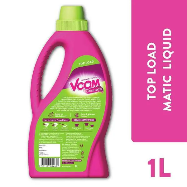 Voom Matic Top Load Liquid Detergent 1 L JioMart