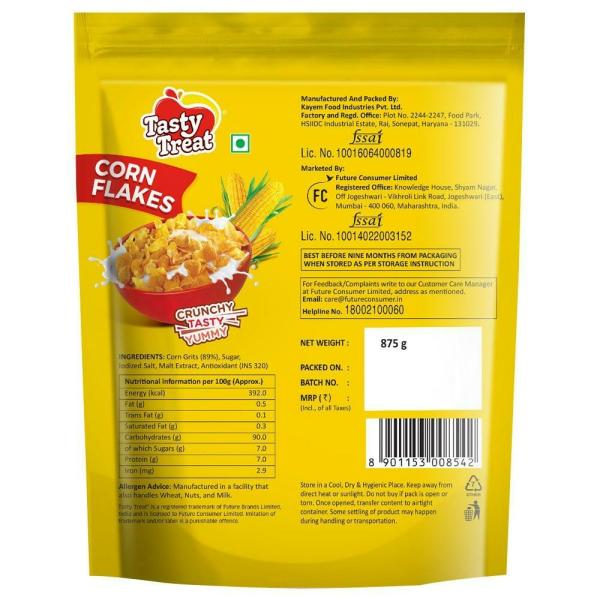 Tasty Treat Corn Flakes 875 g JioMart