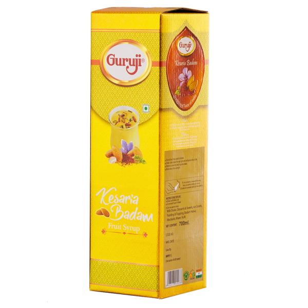 Guruji Kesaria Badam Fruit Syrup 700 ml JioMart