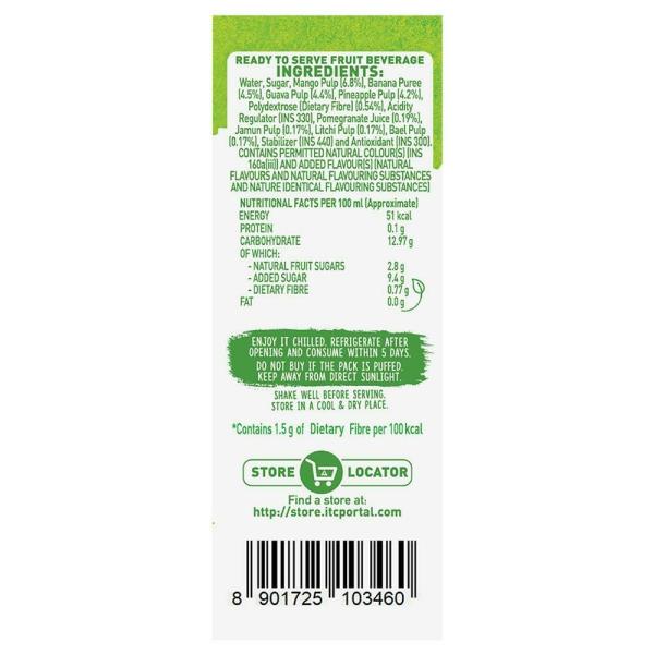 B Natural Mixed Fruit Juice 180 ml (Pack of 6) JioMart