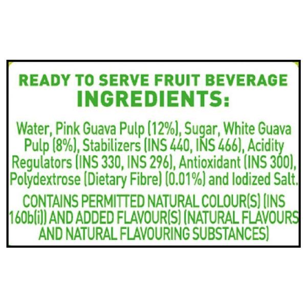 B Natural Guava Juice 180 ml (Pack of 6) JioMart