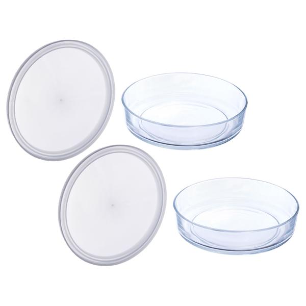 Soogo Freezo White Glass Bowl 550 ml (2 pcs) JioMart