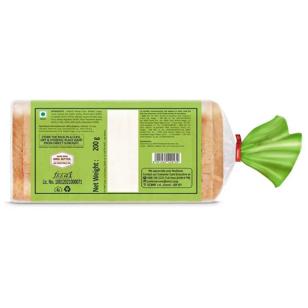 Amul Sandwich Bread 200 g JioMart