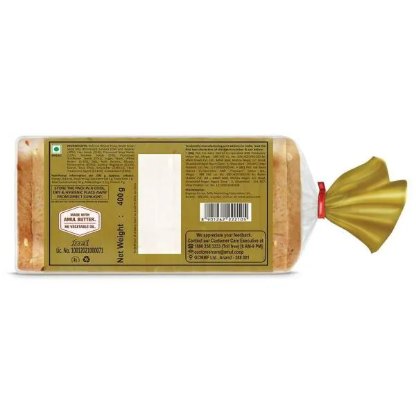 Amul Multigrain Bread 400 g JioMart