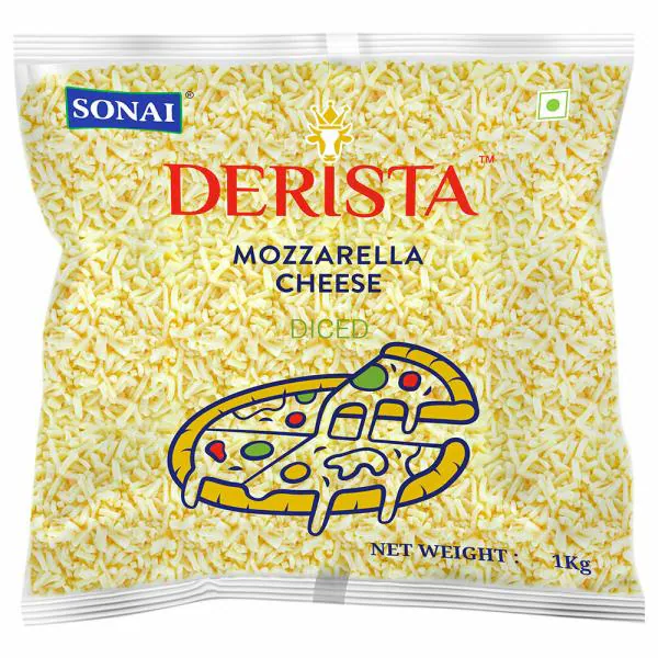 Sonai Derista Diced Mozzarella Cheese 1 kg (Pack) JioMart