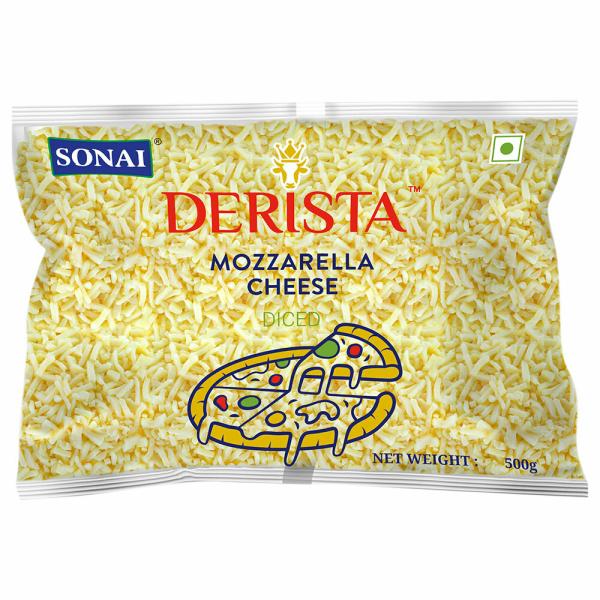 Sonai Derista Mozzarella Diced Cheese 500 g (Pack) JioMart