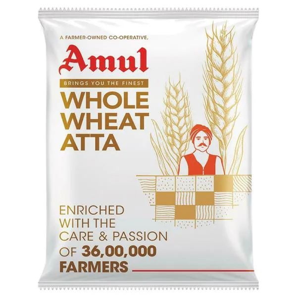 Amul Whole Wheat Atta 5 kg JioMart