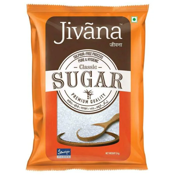 Jivana Premium Classic Sulphur Free Sugar 5 kg JioMart