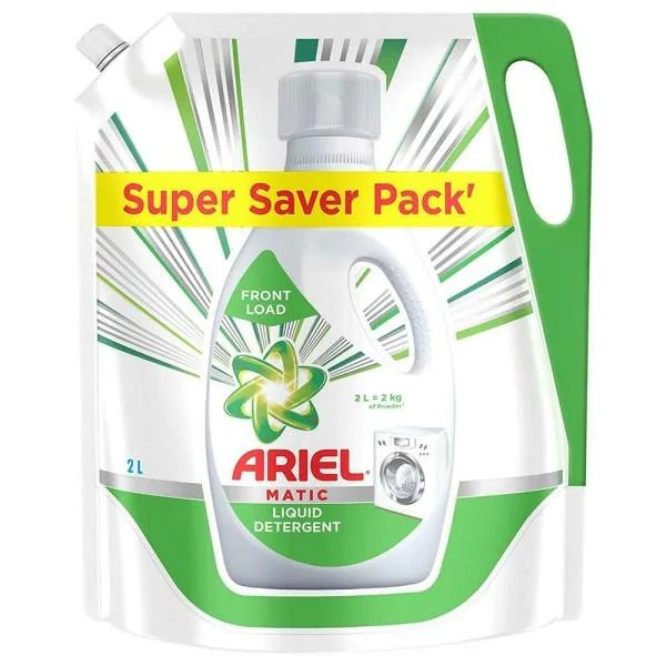 Ariel Matic Front Load Liquid Detergent Pouch Pack 2 L JioMart