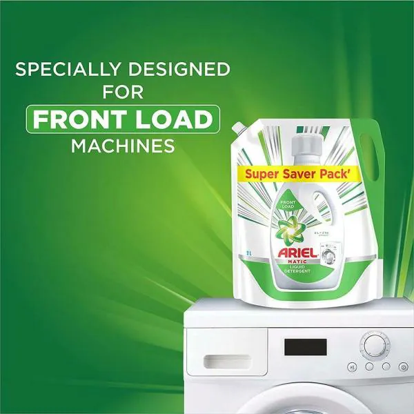 Ariel Matic Front Load Liquid Detergent Pouch Pack 2 L JioMart