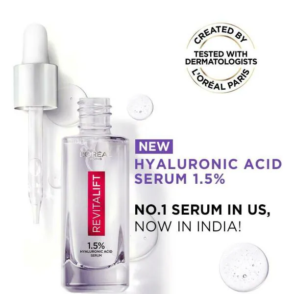 L'Oreal Paris Revitalift 1.5 Hyaluronic Acid Face Serum 30 ml JioMart
