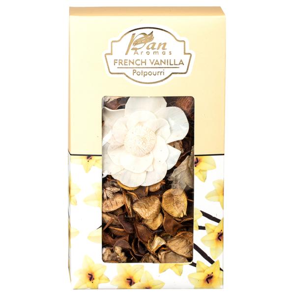 Pan Aromas Cream Raw Flower Petals French Vanilla Potpourri 150 g JioMart