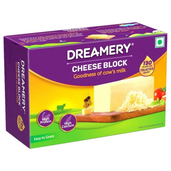 Dreamery Cheese Block 400 g (Carton) JioMart