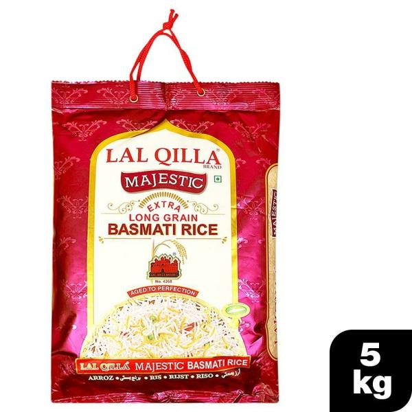 Lal Qilla Majestic Extra Long Grain Basmati Rice 5 kg JioMart