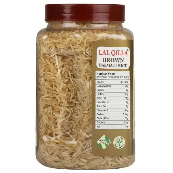 Lal Qilla Whole Grain Brown Basmati Rice 1 kg JioMart
