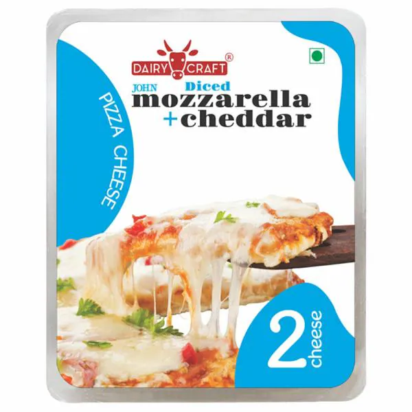 Dairy Craft Mozzarella Cheddar Pizza Cheese 500 g (Pack) JioMart