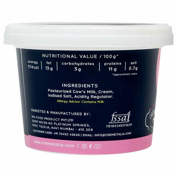 Cremeitalia Ricotta 200 g (Container) JioMart