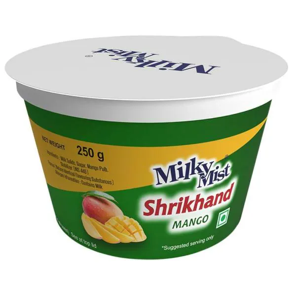 Milky Mist Mango Shrikhand 250 g (Cup) JioMart
