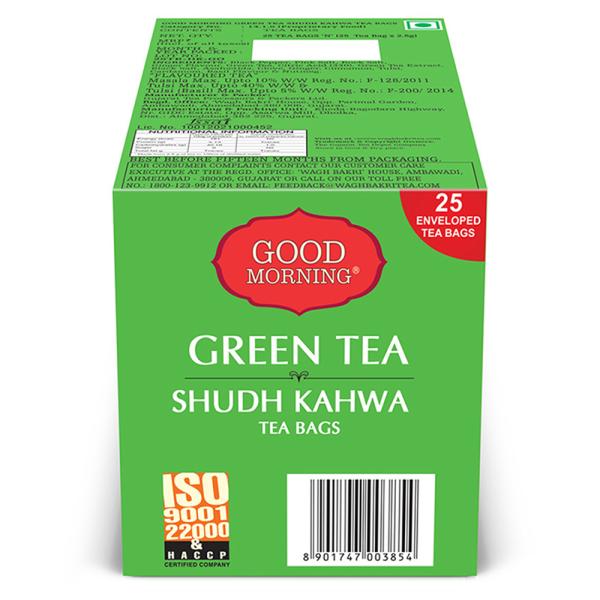 Wagh Bakri Shudh Kahwa Green Tea Bags 2.5 g (25 pcs) JioMart