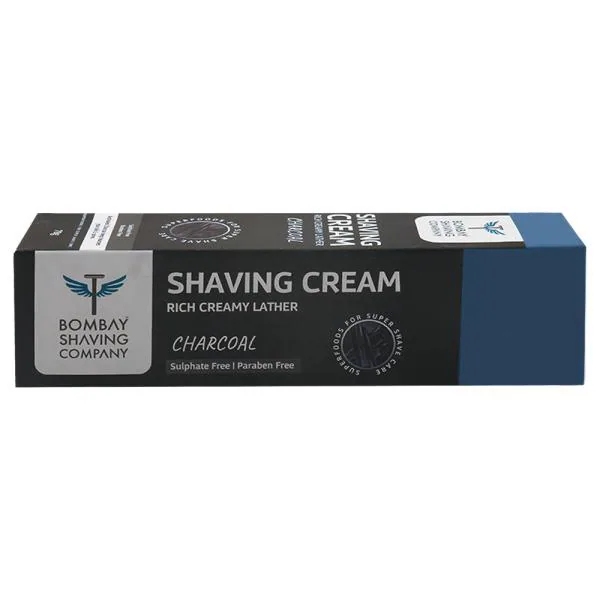 Bombay Shaving Company Charcoal Shaving Cream 60 g (30 Extra Free
