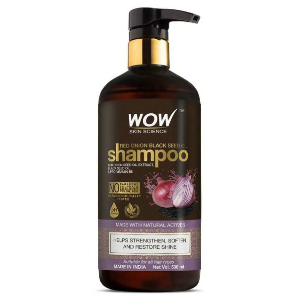WOW Skin Science Red Onion Black Seed Oil Shampoo 500 ml JioMart