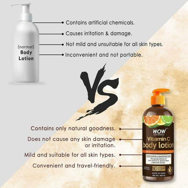 WOW Skin Science Vitamin C Body Lotion 400 ml JioMart