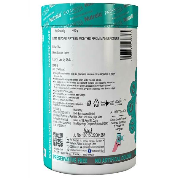 Patanjali Nutrela Diabetic Care 400 g JioMart