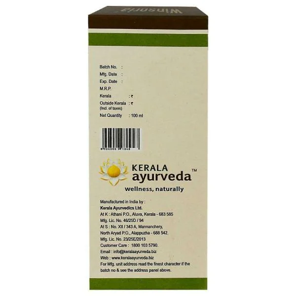 Kerala Ayurveda Winsoria Oil 100 ml JioMart