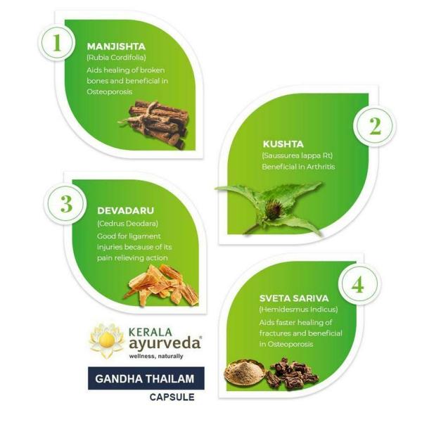 Kerala Ayurveda Gandha Thailam Capsules 100 Nos JioMart