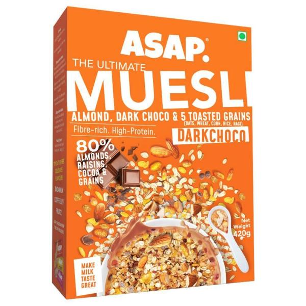 ASAP Dark Chocolate Muesli 420 g JioMart