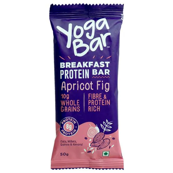 Yoga Bar Breakfast Apricot Fig Protein Bar 50 g JioMart