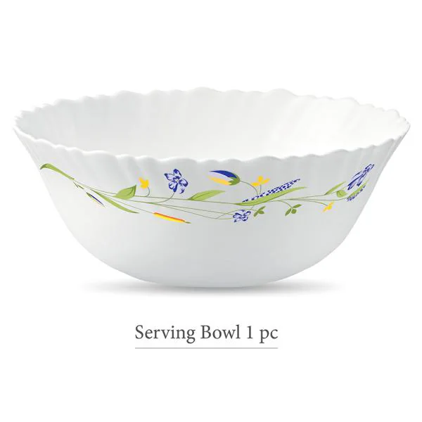 La Opala Classique Morning Glory Opalware Serving Bowl 1450 ml JioMart
