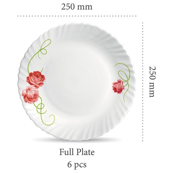La Opala Novo Dainty Swirls Opalware Dinner Set (35 pcs) JioMart