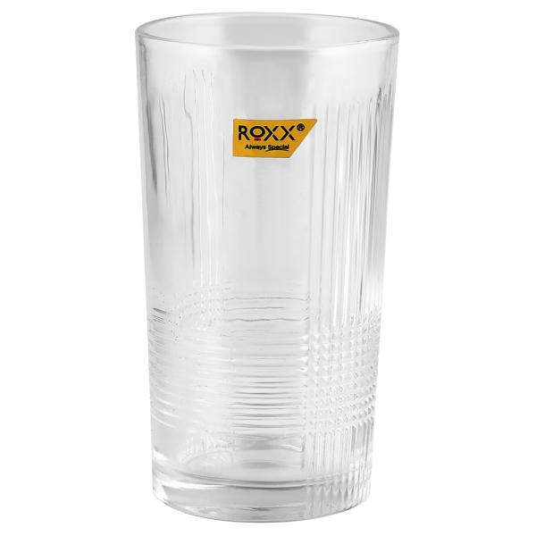 Roxx Liner Glass Tumbler 260 ml (Set of 6) JioMart