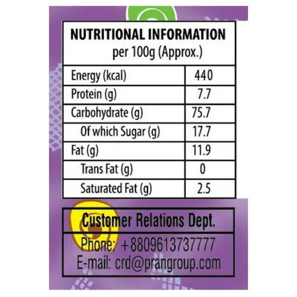 Pran Fit Crackers Milk Flavoured Biscuits 120 g JioMart