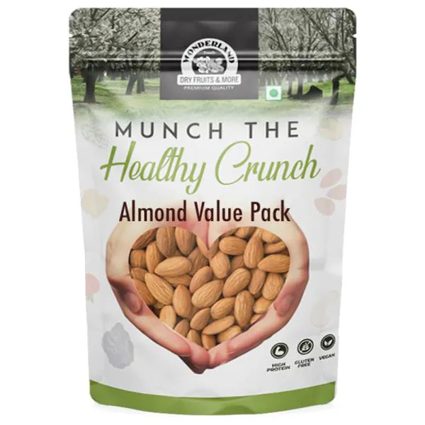 Wonderland Foods Premium Munch The Healthy Crunch Value Pack Almonds