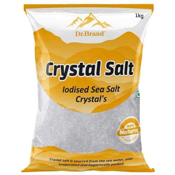 Dr. Brand Iodised Crystal Sea Salt 1 kg JioMart