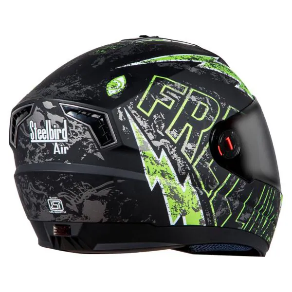 Steelbird Air SBA1 Freelive Matt Black and Grey Helmet 60 cm JioMart