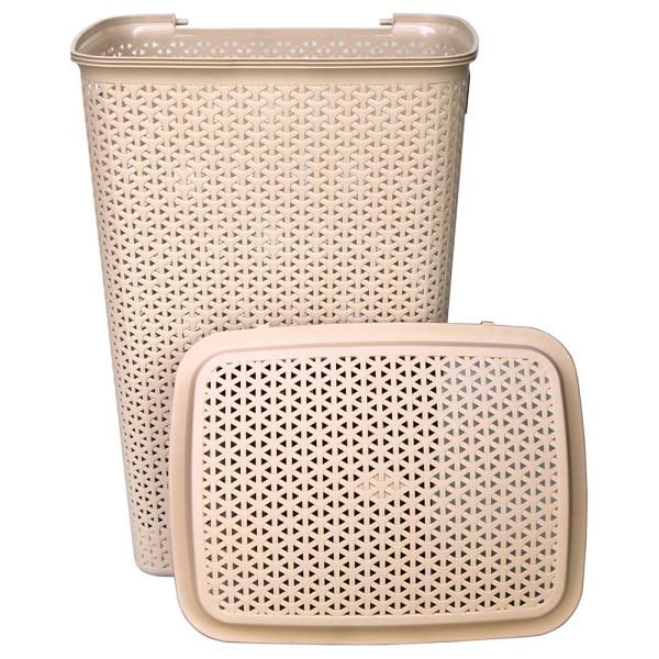 Princeware Juliet Matt Assorted Designer Plastic Laundry Basket 53 L JioMart