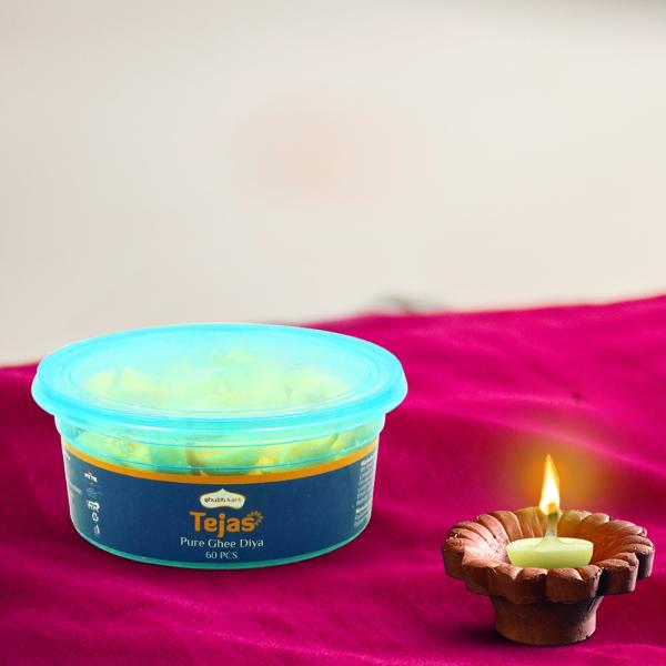 Shubhkart Tejas Pure Ghee Diya Wick (60 pcs) JioMart