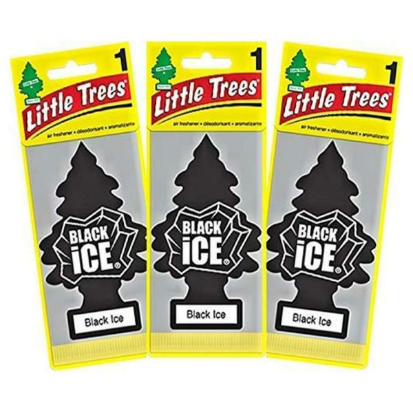 Little Trees Black Ice Air Freshener (Pack of 3) JioMart