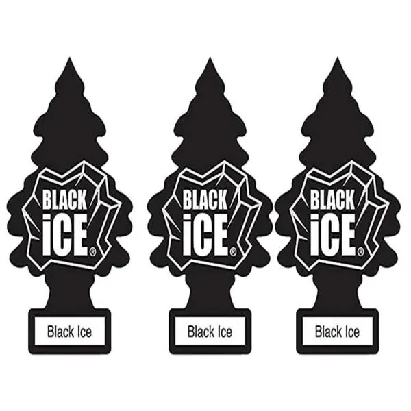 Little Trees Black Ice Air Freshener (Pack of 3) JioMart