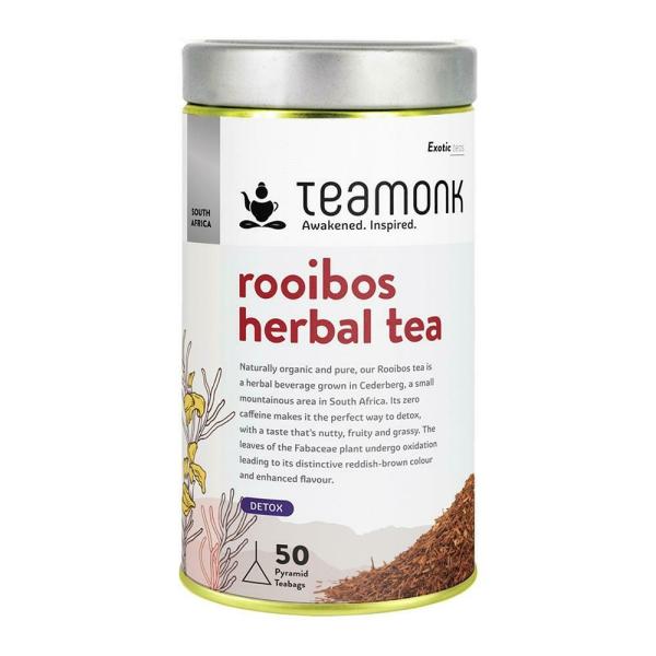 Teamonk Rooibos Herbal Tea 50 pcs JioMart