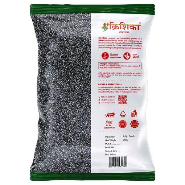 Khrishika Sabja Seeds 250 g JioMart